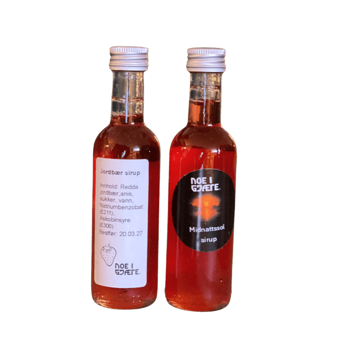Hovedbilde Sirup fra redda jordbær