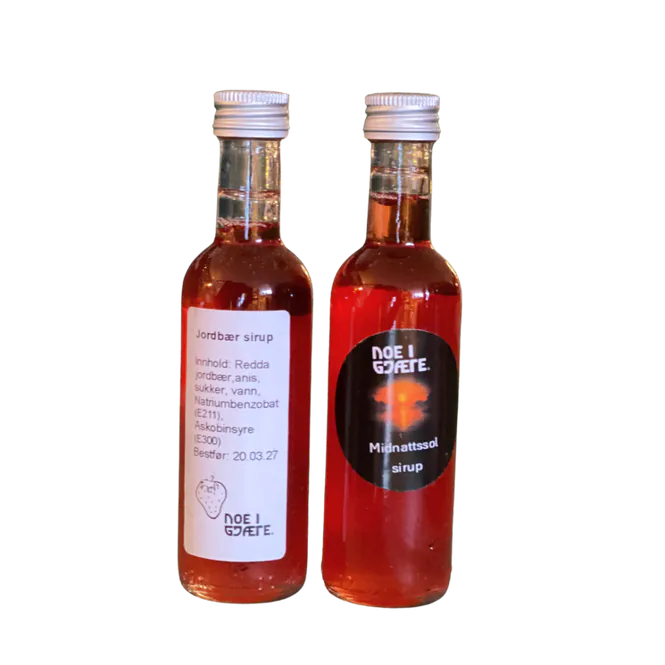 Hovedbilde Sirup fra redda jordbær