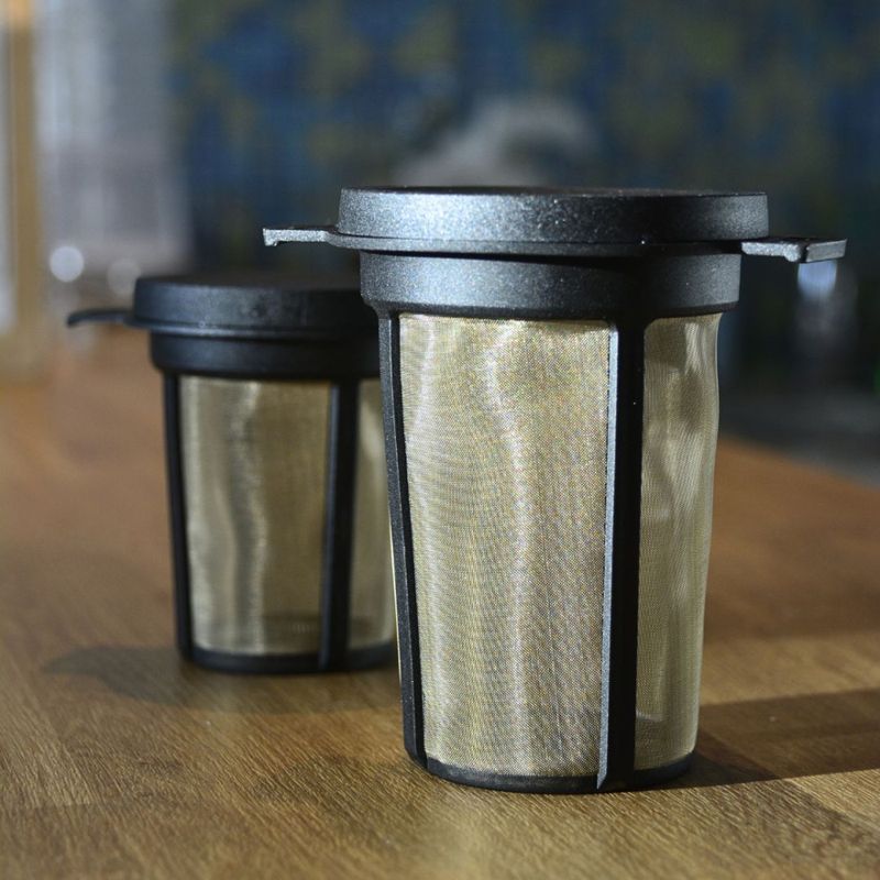 Tefilter kanne i rustfritt stål